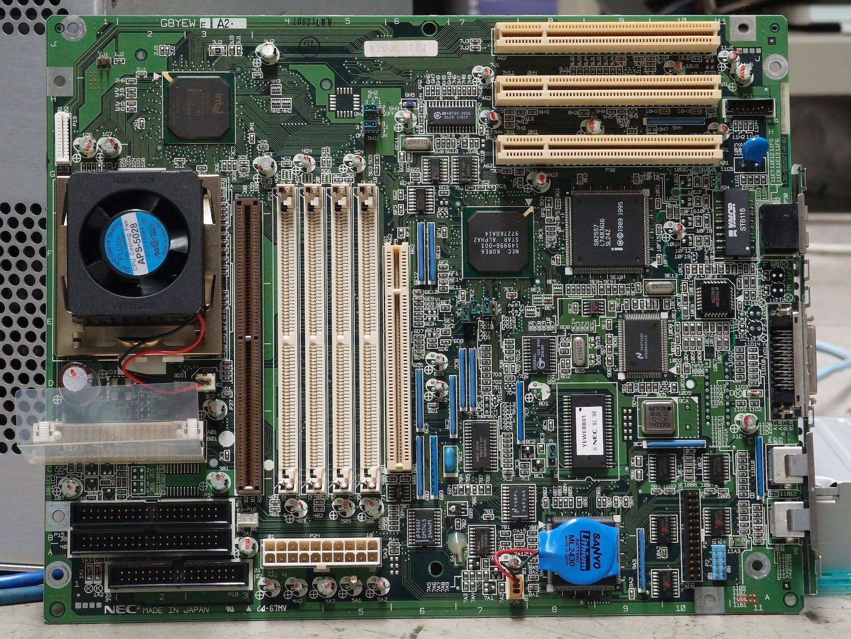 green motherboard